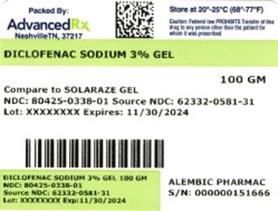 Label 1 (Diclofenac Sodium Gel 80425 0338 01)